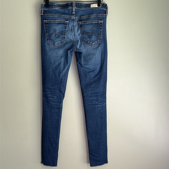 Adriano Goldschmied The Legging Ankle Super Skinny Ankle Stretchy Raw Hem Denim - Picture 2 of 11